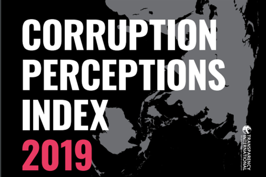 Corruption levels remain high