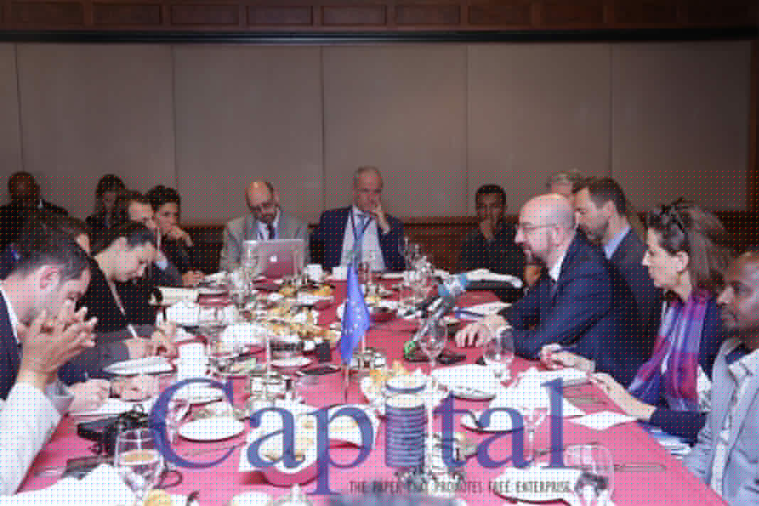 President of the European council visits Ramsay shoe factory