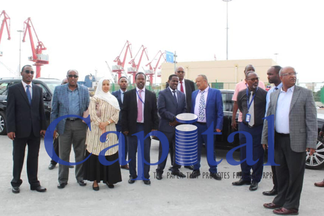High level delegation visits Djibouti to see the progress on fertilizer and wheat import