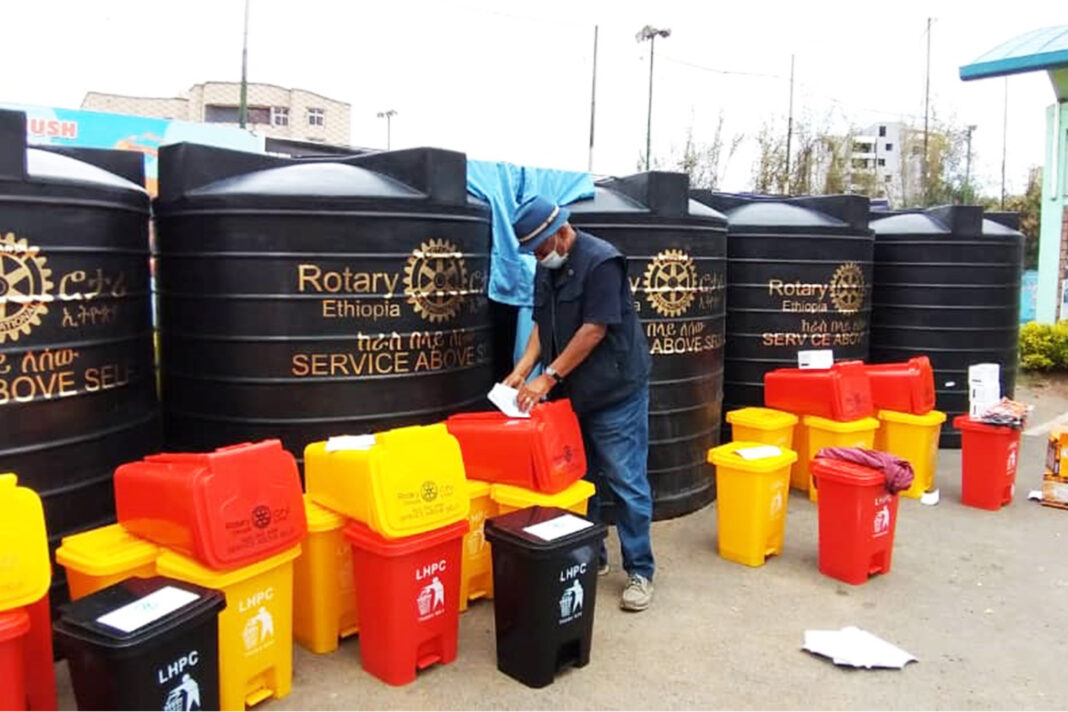 Rotary Ethiopia donates protective equipment and supplies to Ministry of Health