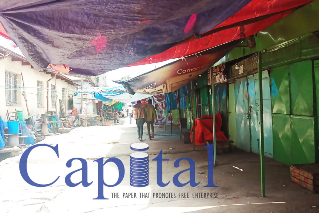 Once crowded now empty