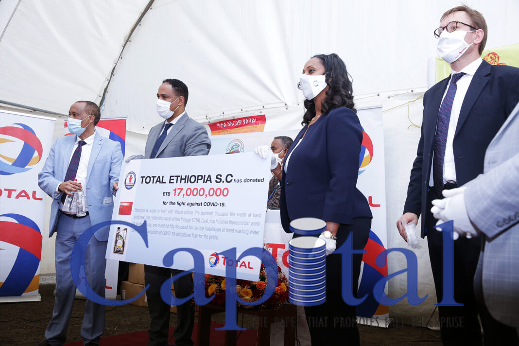 Total donates 17 million birr to fight COVID-19
