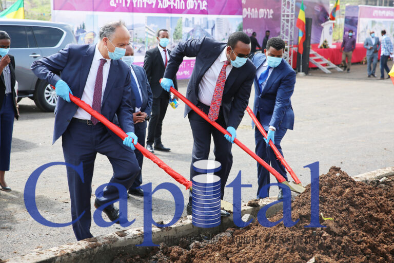 Prime Minister Abiy Ahmed has launched the construction of Bus Rapid Transit Lane (BRT)