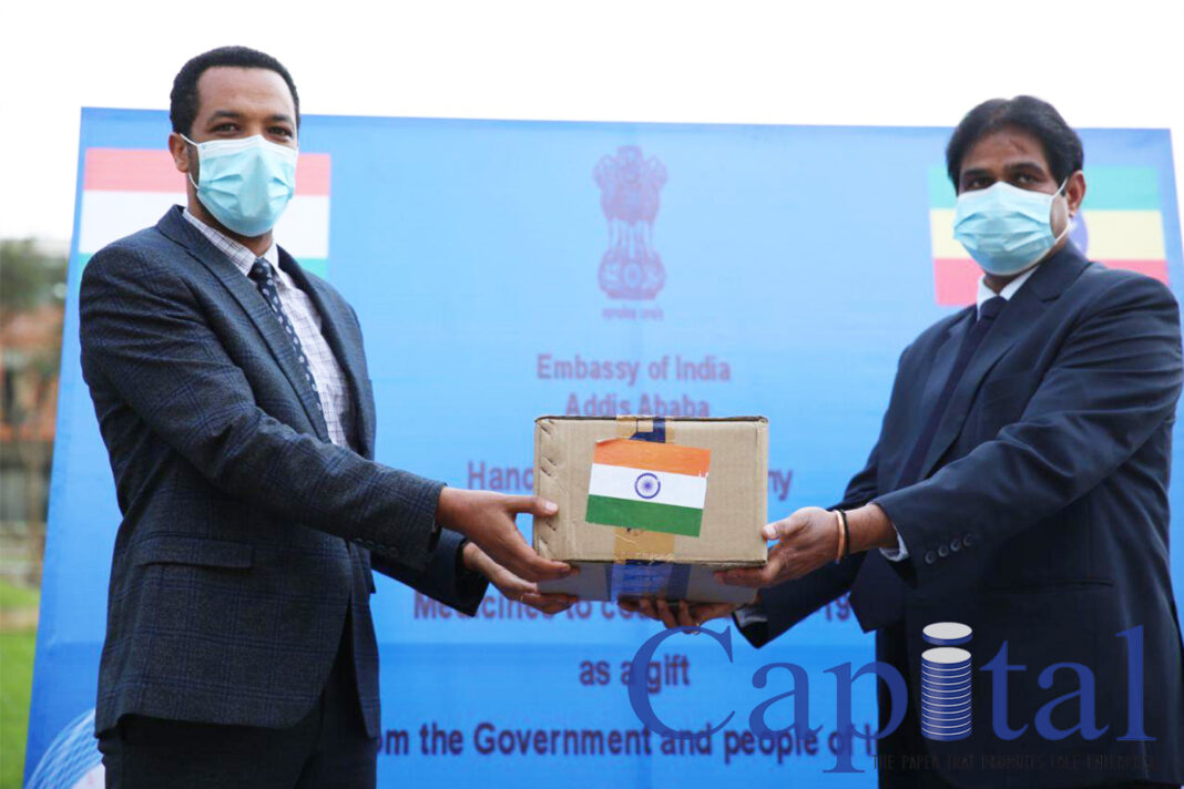 India has handed over a consignment of medical aid