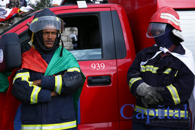 Fire fighters