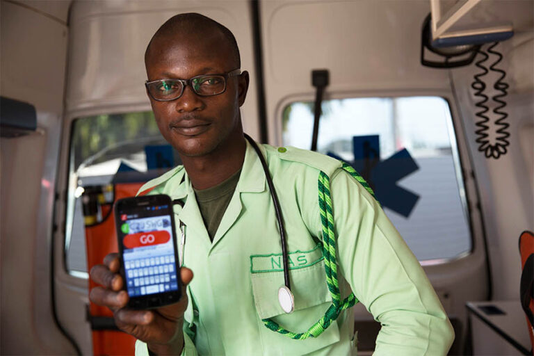 Life-saving mobile app reduces ambulance response time for patients in informal areas