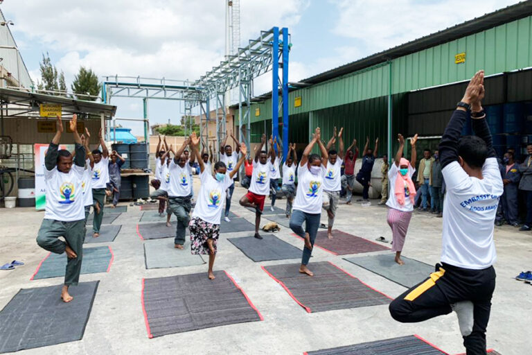 Ethiopians’ embrace for Yoga