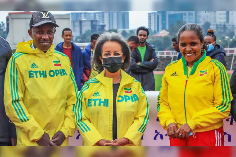 President Sahle-Work encourages Ethiopian Team heading for Tokyo Olympics