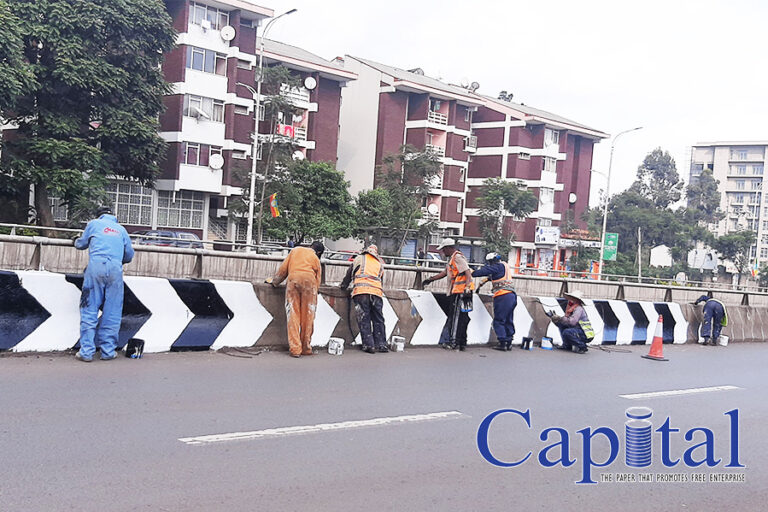 Painting the roads
