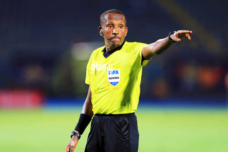 Beamlak Tessema flying the tri-color in Kuwait