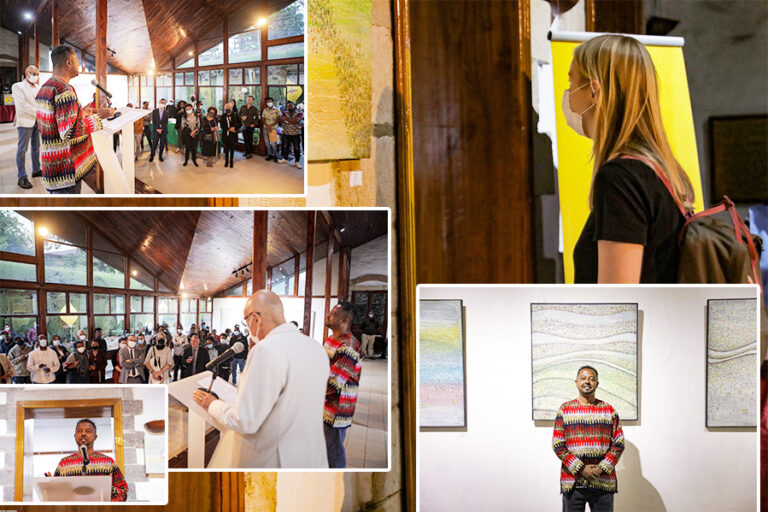The Alliance Éthio-Française hosted an art exhibition