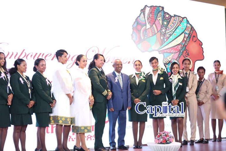 Ethiopian Airlines celebrates international women’s day with all-women flight to London