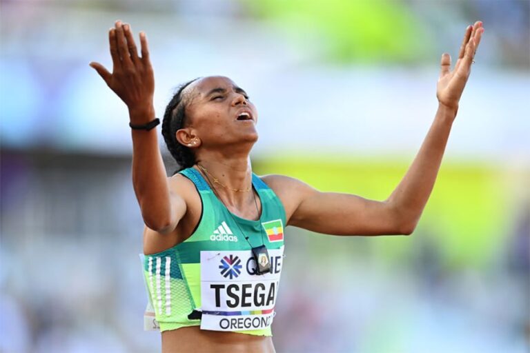 Ethiopian Gudaf finished runner-up in Glasgow 24