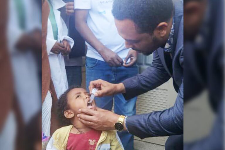Polio Immunization drive launched in Tigray on African Vaccination Week