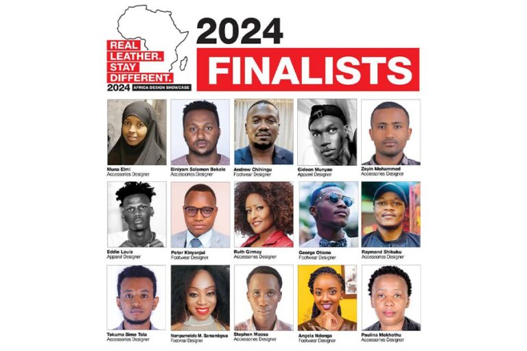 15 Finalists of the Real Leather. Stay Different. Africa Talent Leather Design Showcase, 2024