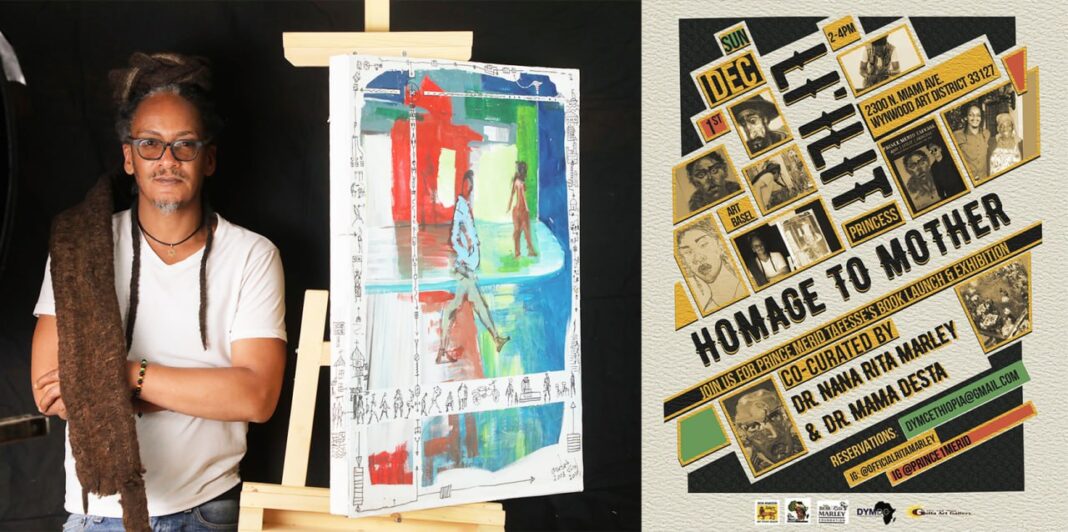 Merid Tafesse’s book launch co-curated by Rita Marley