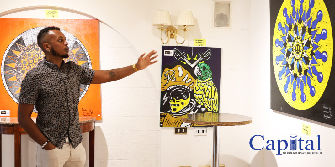 Fast painter Rayan Remedan showcases unique artwork in Addis exhibition