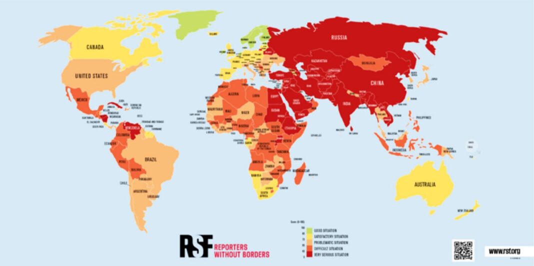 Ethiopia slips in 2025 World Press Freedom Index as conflict and repression reverse recent gains