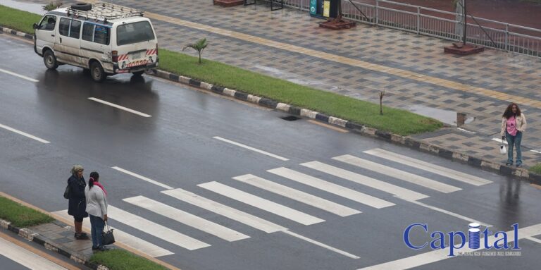waiting to cross