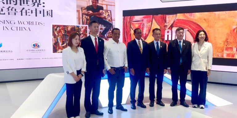 Ethiopian Ambassador Opens “Interwoven World” Art Exhibition in China, Showcasing Fikru’s Cross-Continental Dialogue