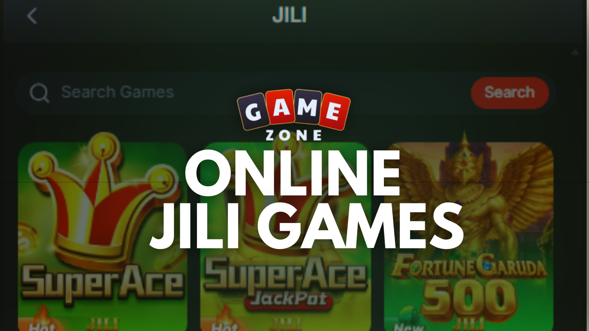 Online Jili Games: How GameZone Improves User Experience Today