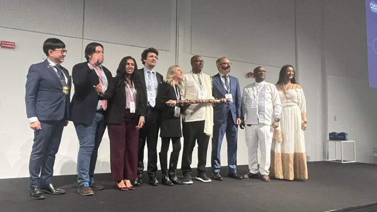 Ethiopia officially receives FIATA talking stick to host the 101st world congress in Addis Ababa